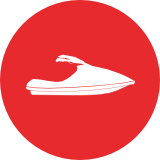 Jet Ski Product Line Icon