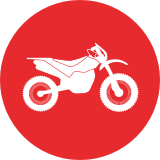 Motorbike Product Line Icon