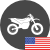 Product Line Motorbike USA icon