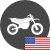 Product Line Motorbike USA icon