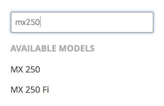 how it works select model