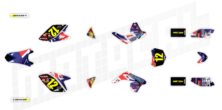 Suzuki RM Z250 2012 2014 2015 MA Classic Motocross Evolution Age Group Racing 125 250 263cc plus Under 30 1215277718